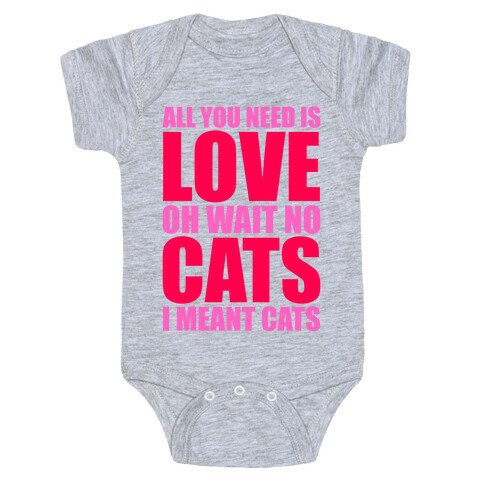 All You Need Is Love Baby One-Piece