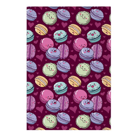 Cute Macarons Pattern Garden Flag