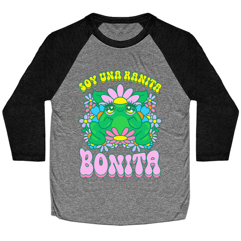 Soy Una Ranita Bonita Baseball Tee