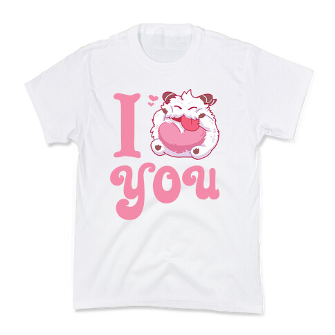 I Love You Poro Kids T-Shirt