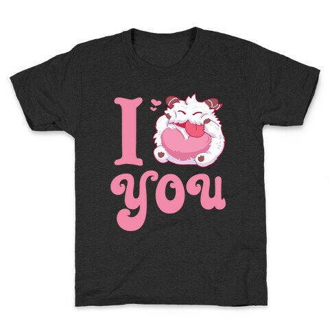 I Love You Poro Kids T-Shirt