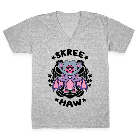 Skree Haw V-Neck Tee Shirt