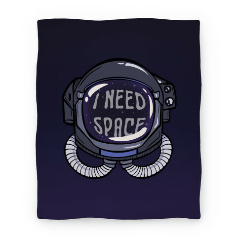 I Need Space Astro Head Blanket