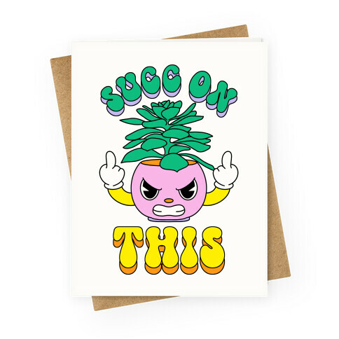 Succ On This Greeting Card