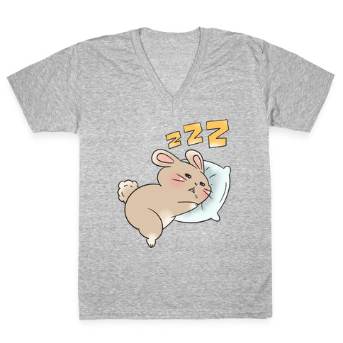 Sleepy Bunny V-Neck Tee Shirt