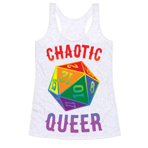 Chaotic Queer Racerback Tank Top