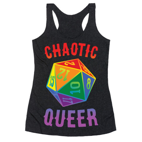 Chaotic Queer Racerback Tank Top