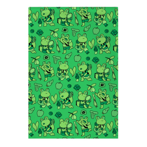 Forage Frogs Garden Flag