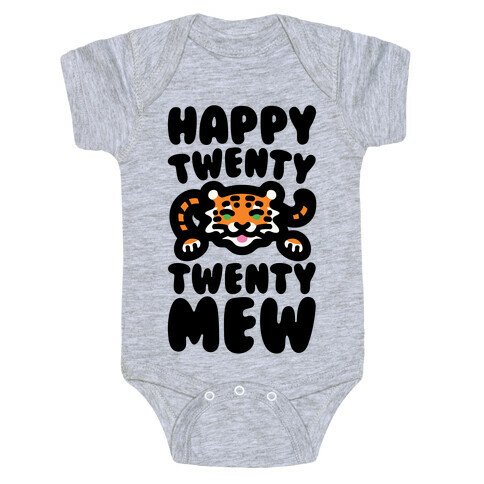 Happy Twenty Twenty Mew Tiger Baby One-Piece