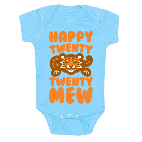 Happy Twenty Twenty Mew Tiger Baby One-Piece