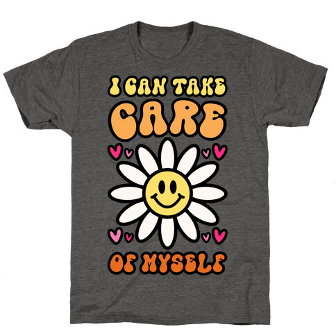 I Can Take Care of Myself Smiley Face T-Shirt