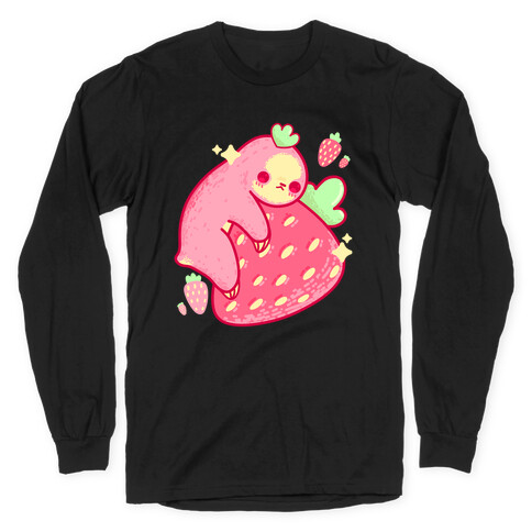 Strawberry Sloth Long Sleeve T-Shirt