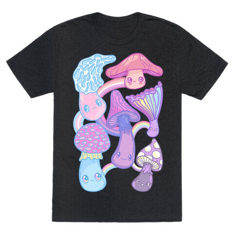 Pastel Pride Mushrooms T-Shirt