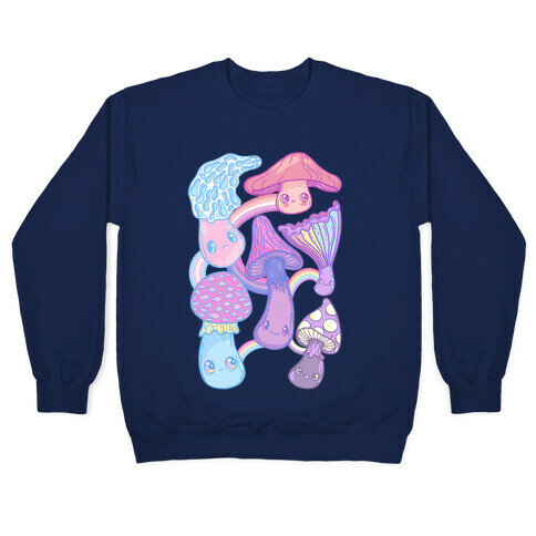 Pastel Pride Mushrooms Pullover