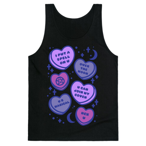 Witchy Candy Hearts  Tank Top