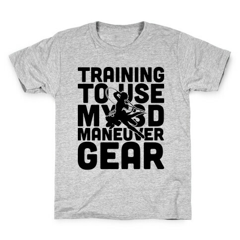 Training To use My 3D Maneuver Gear Kids T-Shirt