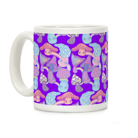 Pastel Pride Mushrooms Coffee Mug