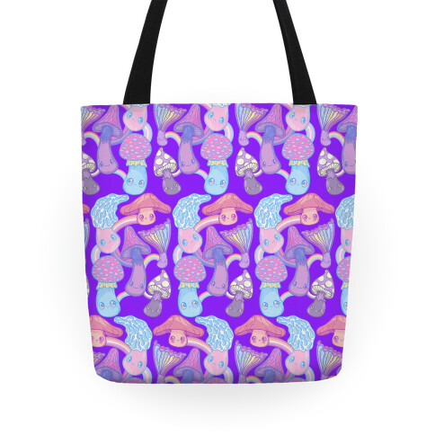 Pastel Pride Mushrooms Tote