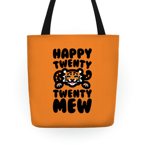 Happy Twenty Twenty Mew Tiger Tote