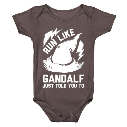 Run Like Gandalf Baby One-Piece