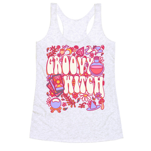 Groovy Witch Racerback Tank Top