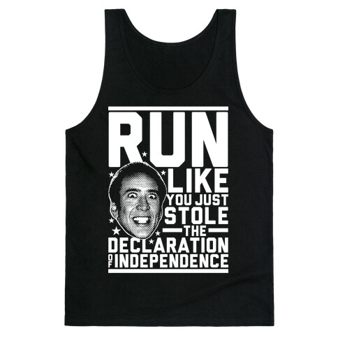 Run Like Nick Cage Tank Top