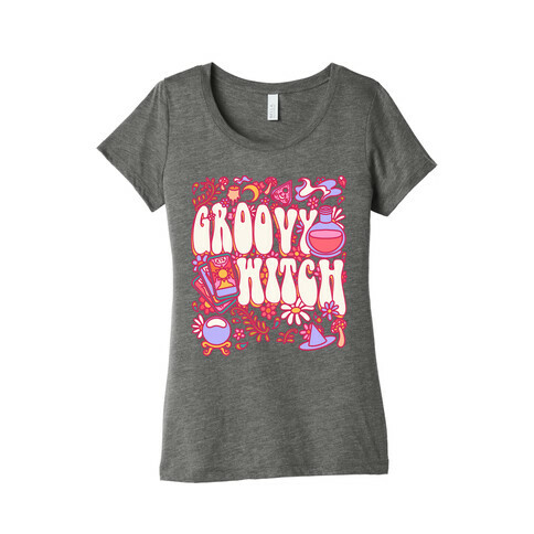 Groovy Witch Womens T-Shirt