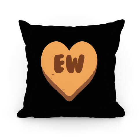 Valentine's Day Heart Ew Pillow Pillow