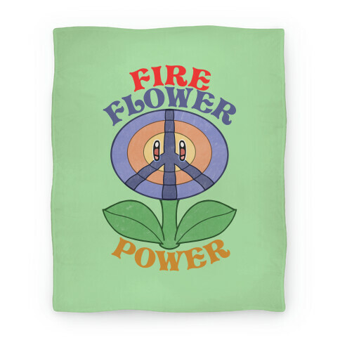 Fire Flower Power Blanket
