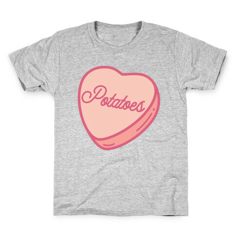 Potatoes Candy Heart Kids T-Shirt