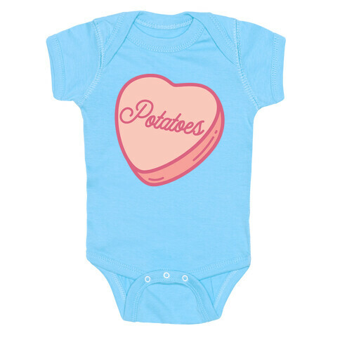 Potatoes Candy Heart Baby One-Piece