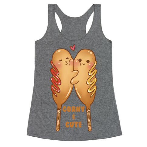 Corny and Cute Racerback Tank Top