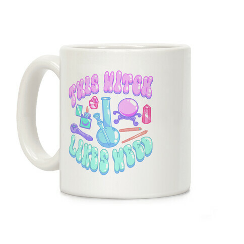 This Witch Likes Weed Coffee Mug