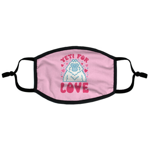 Yeti for Love Flat Face Mask