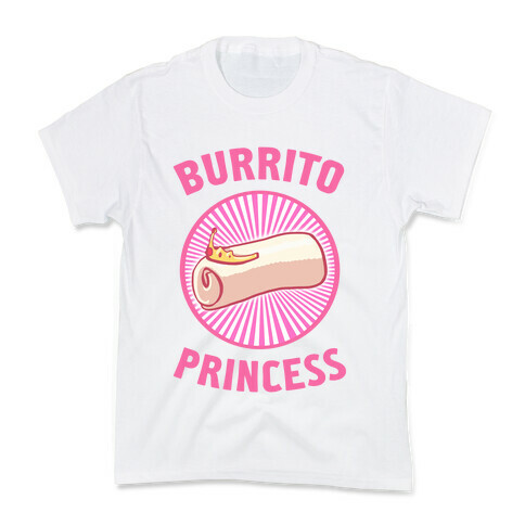 Burrito Princess Kids T-Shirt