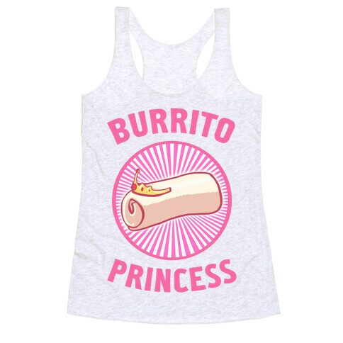 Burrito Princess Racerback Tank Top