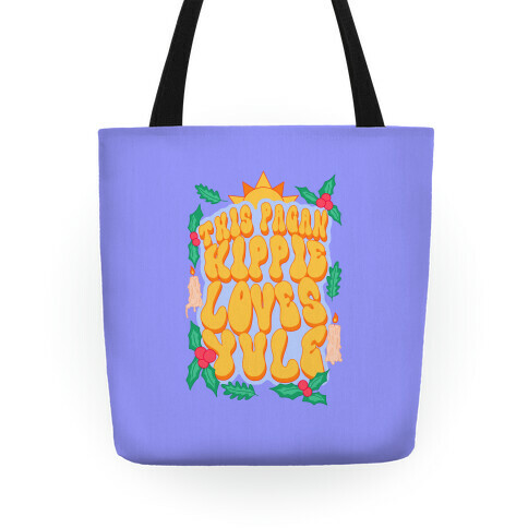 This Pagan Hippie Loves Yule Tote