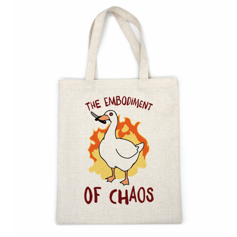 The Embodiment Of Chaos Casual Tote