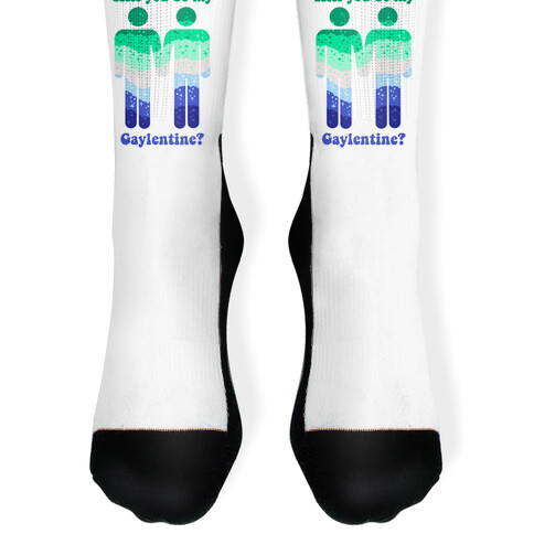 Will You Be My Gaylentine? Gay Love Sock