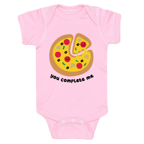 You Complete Me (Pizza) Baby One-Piece