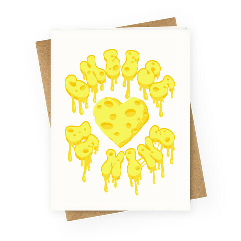 Cheese Be Mine Greeting Card