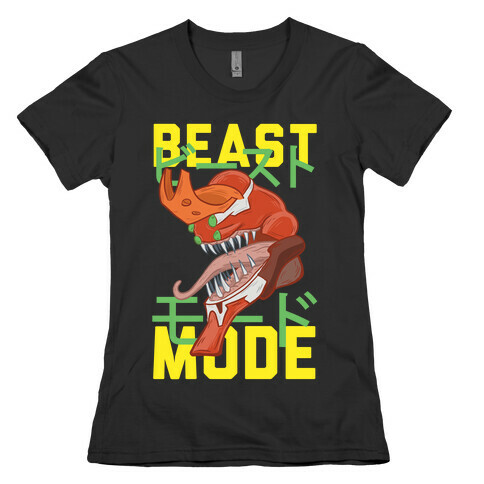Beast Mode Eva Parody Womens T-Shirt