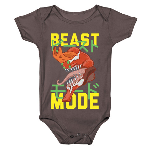 Beast Mode Eva Parody Baby One-Piece