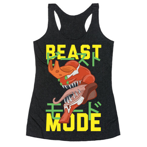 Beast Mode Eva Parody Racerback Tank Top