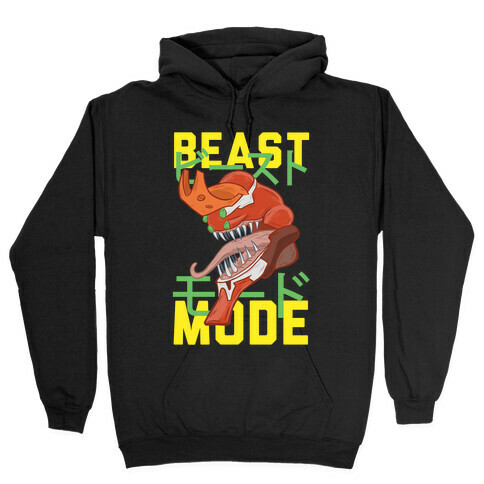 Beast Mode Eva Parody Hooded Sweatshirt