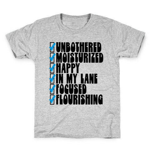 Unbothered Moisturized Happy Kids T-Shirt