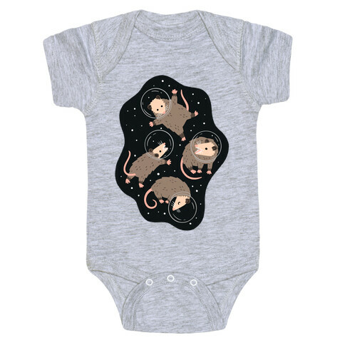 Opossums In Space Baby One-Piece
