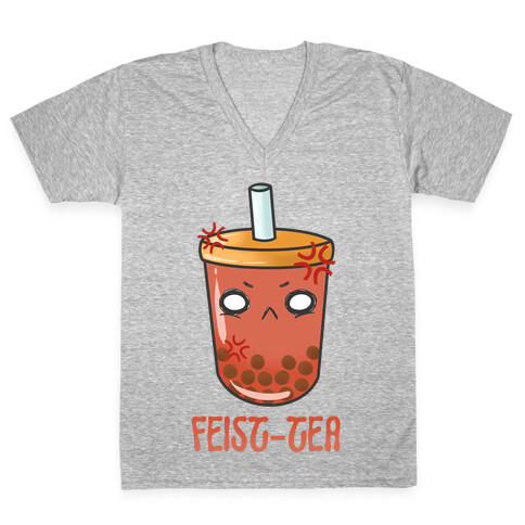 Feist-tea V-Neck Tee Shirt