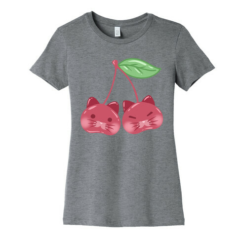 Cherry Kitties Womens T-Shirt