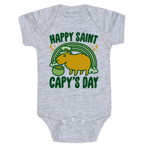 Happy Saint Capy's Day Baby One-Piece